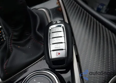 2021 Infiniti Q50 Red Sport 400 from USA, damaged, VIN JN1FV7DP6MM850115